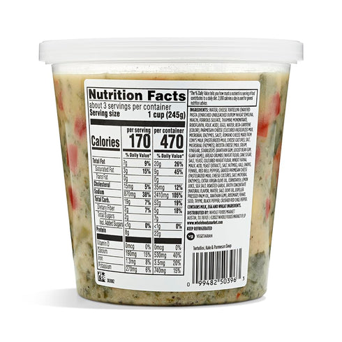 24 OZ Whole Foods Market Kitchens Tortellini, Kale, & Parmesan Soup