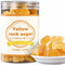 DGYLHBJ Authentic Yellow Rock Sugar (1.1LB), 100% Natural Large Crystal Rock Sugar for
