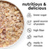 6 Pack Mylk Labs Maple Strawberry Protein Oatmeal Cups, Whole Grain, Low Sugar, High Fiber Breakfast with Low Sodium