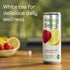 12oz (4 Pack) Happy Being Raspberry Lemon Sparkling White Tea Antioxidant & Polyphenol Rich, Infused with Turmeric