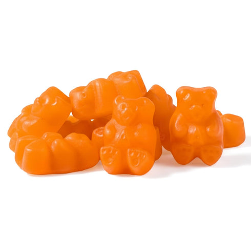 Gummy 5 Gummies Packaged Gummy NY Spice Shop Orange Bears - Pound Fruity Chewy Candy - Soft and Juicy Jelly - Bulk
