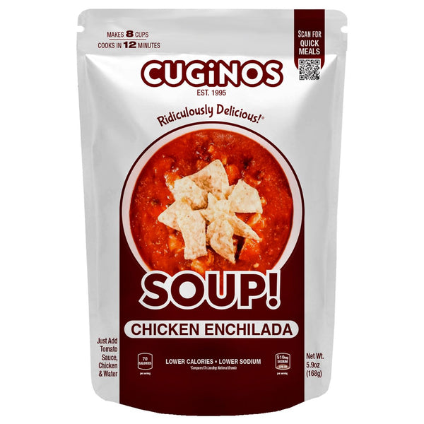 Cugino's Chicken Enchilada Soup Mix, 6 Pack, Homemade Southwest Gourmet Flavor with