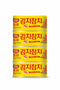 Generic Kimchi Tuna 90g (3.17oz) 4-Pack, Korean Spicy Canned Tuna with Fermented Kimchi,