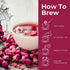 BLUE TEA - Rose Buds Herbal Tea - 1.06 Ounce, Caffeine Free Vegan Detox Tea in Food Grade Pet Jar