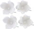 36 Count Global Sugar Art Hydrangea Blossom Sugar Cake Flowers, White with wire, by Chef Alan Tetreault