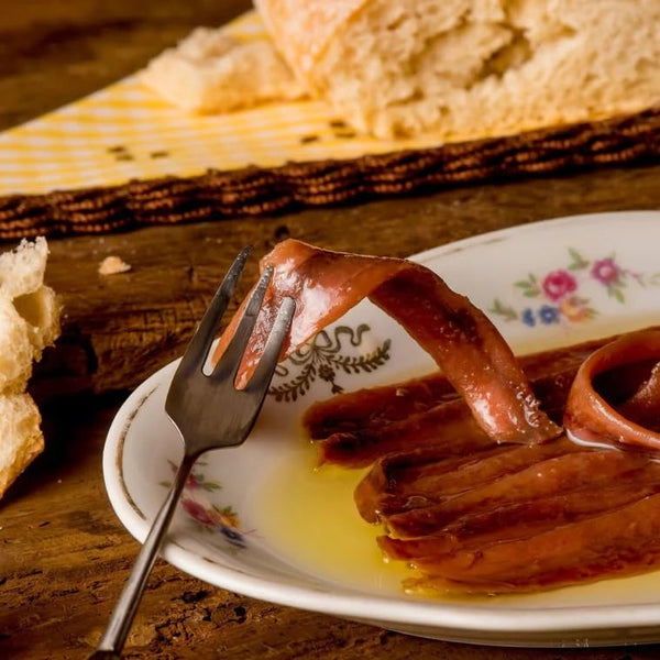 Sogno Toscano FLAT ANCHOVY FILLETS IN PURE OLIVE OIL - 11.28 oz / 320