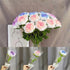 Hcclijo Hand-Woven Bouquet of Sunflowers and Roses