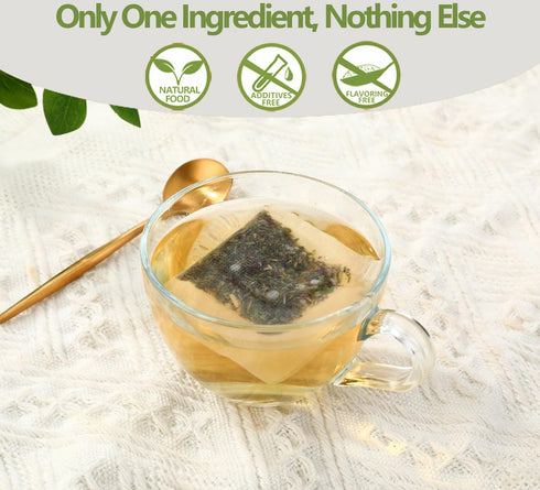 Premium 100 Horsetail Tea Bags, 100% Wild Natural Horse Tail Herb, For Hair & Nail, No Additives, Caffeine Free, Cola