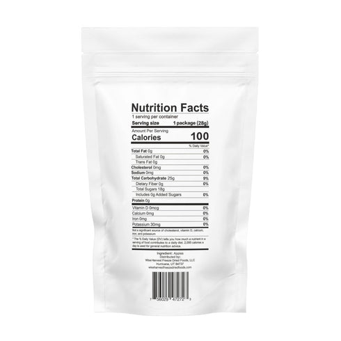 1oz Packs 100% Wise Harvest Freeze-Dried FUJI Apples Five | Single Ingredient Snack | Real Fruit, No Sugar Added, Just