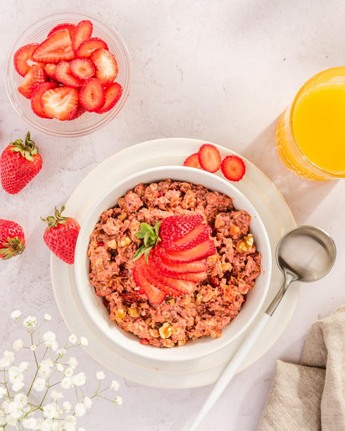 Doc's Daughters (6 Pack) Superfood Overnight Oats - Strawberry Shortcake