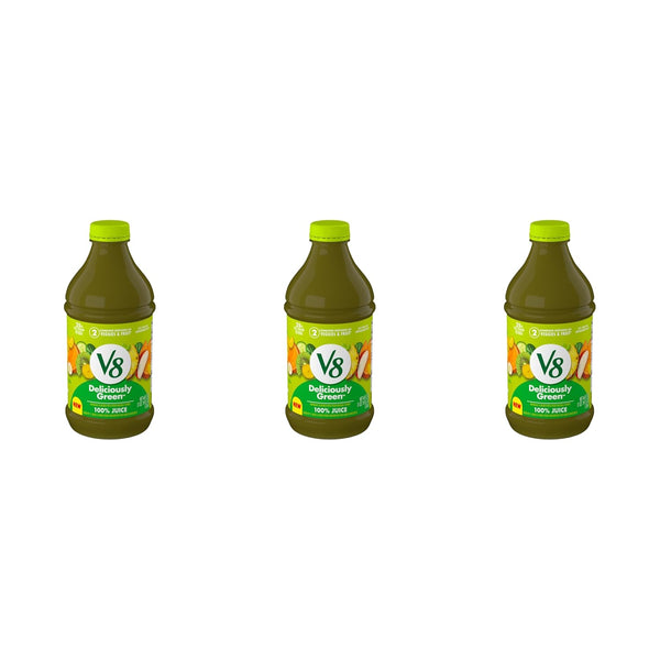 V8 Deliciously Green Juice, 46 fl oz | 100% Fruit and Vegetable