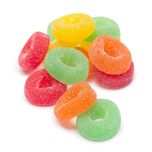 Gummy 3 Gummy Gummy Gummy NY Spice Shop Rings Candy - Pound Candy Rings - Delicious Fruit Rings - Green Apple Rings