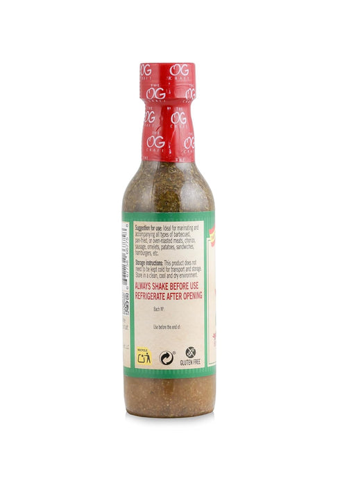 The OG Craft Marinade Spicy Churrasco Sauce for Grilled Meats, Chorizo, Sausages, Burgers, Omelets, Potatoes, Gluten