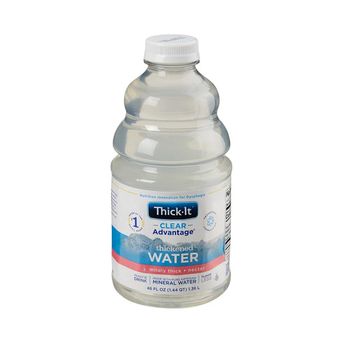 Thick-It Clear Advantage Mildy Thick Water, Nectar Consistency, Ready-to-Drink, Digestible Swallowing Aid,