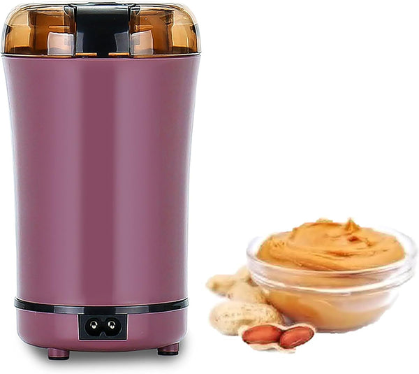 sporful Mini Peanut Butter Machine, 150W Portable Grinder with Transparent Cover for Home