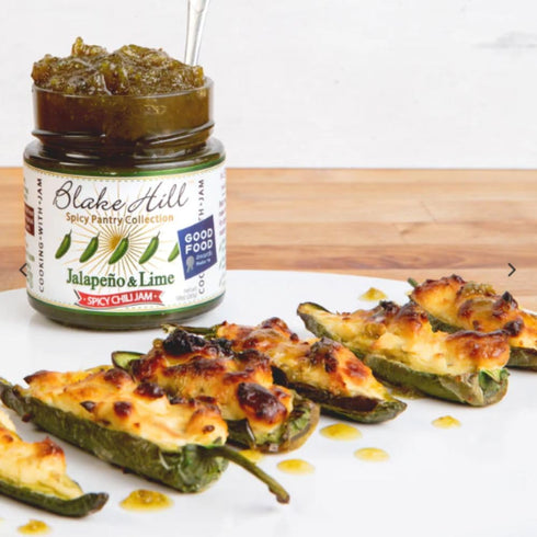 Blake Hill Preserves 10 oz, Jalapeo & Lime Spicy Chili Jam - Gluten-Free, Reduced Sugar, Organic Chilis