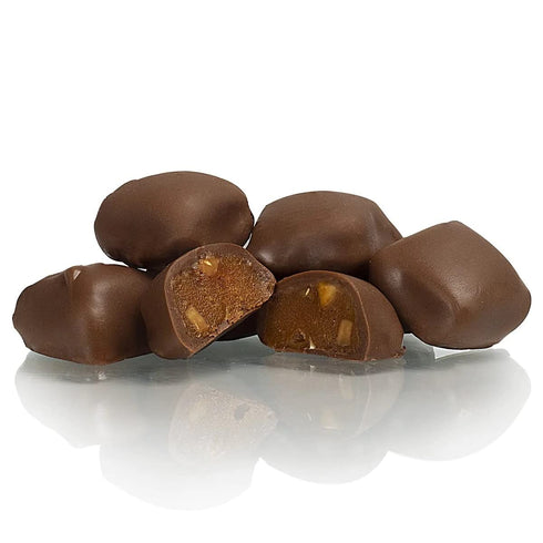 3.75 oz. PACK 2 Sanders Milk Chocolate Crunchy Peanut Butter Caramels Mini Bites