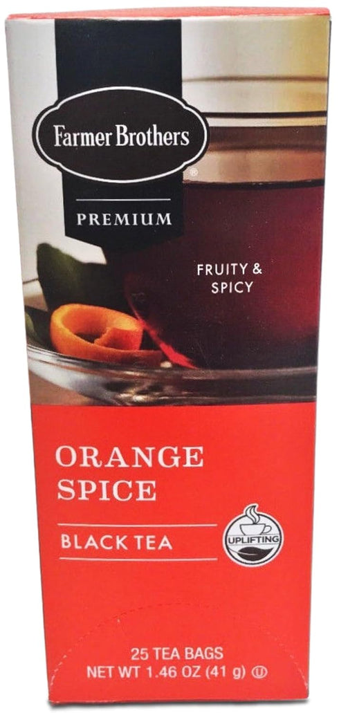 Farmer Brothers Orange Spice Black Tea, 25 Bags