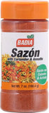 Badia Sazon with Coriander and Annatto, 7 oz