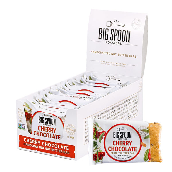 Big Spoon Roasters Cherry Chocolate Nut Butter Bars - Low Carb, High