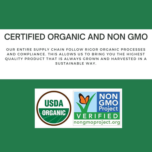 Organic Ginger Powder | 8 oz (226g) | USDA Organic, Non-GMO Verified | 100% Raw and Natural | Resealable Kraft Bag