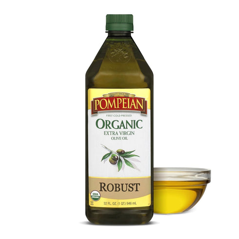 Pompeian Robust Organic Extra Virgin Olive Oil - 32 fl oz -