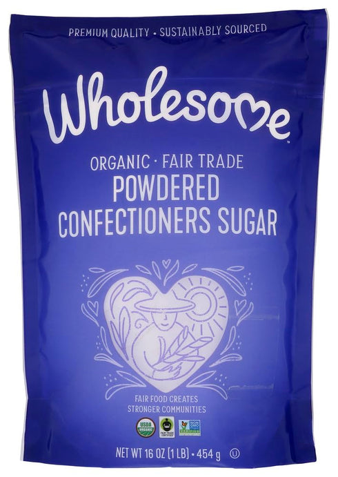Wholesome Sweeteners Organic Powdered Confectioners Sugar -- 1 lb - 2 pc