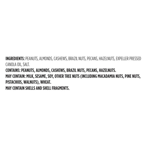 16 Oz Packaging Amazon Grocery, Mixed Nuts with Peanuts, Roasted & Salted, (Previously Happy Belly, May Vary)