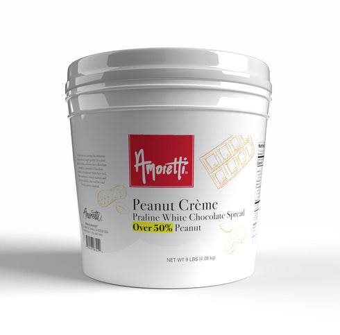 11 oz Amoretti - Peanut Praline White Chocolate Spread