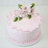 1 Count Global Sugar Art Double Rubrum Lily Sugar Cake Flowers Cake Topper Spray, White with Pink, by Chef Alan