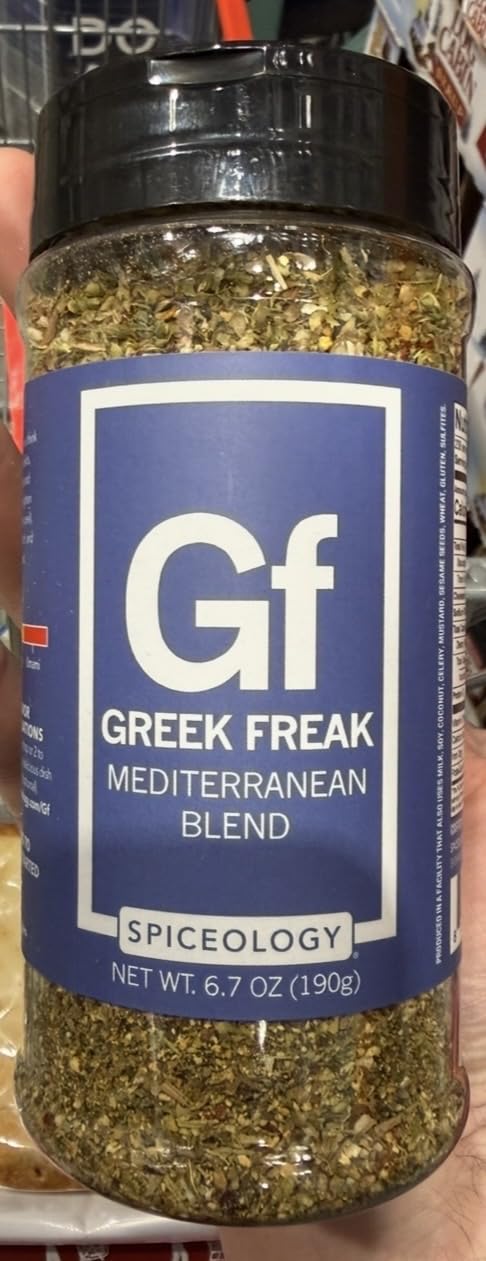 Spiceology Greek Freak Mediterranean Seasoning | 6.7 oz | Salt-Free Greek Spice