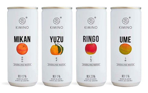 8.45 Oz Pack 12) Kimino Drinks, Sparkling Water, Fl (Yuzu