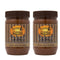 Saratoga Peanut Butter Company Chillin Chocolate - Dark Chocolate Chunky Peanut Butter. 16 Ounce Jar. Low
