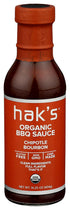 HAKS Organic Chipotle Bourbon BBQ Sauce, 14.25 oz