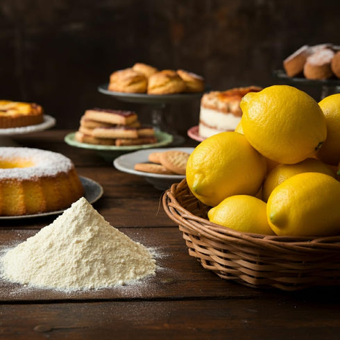 1 LB Indus Farms Lemon Juice Powder Made from Real Lemons, Fine Easy-Mix Powder for Drinks, Lemonade & Baking