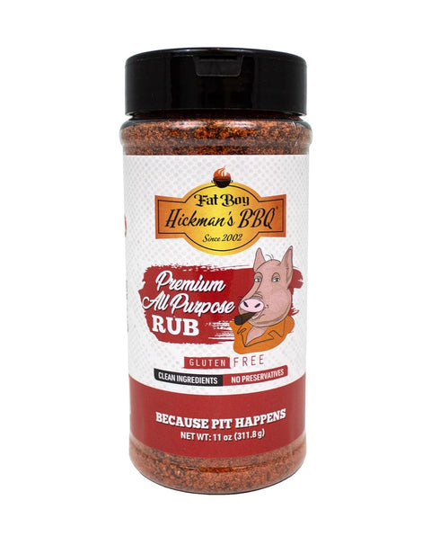 Fat Boy Natural BBQ Premium All Purpose Rub, 11 Ounce