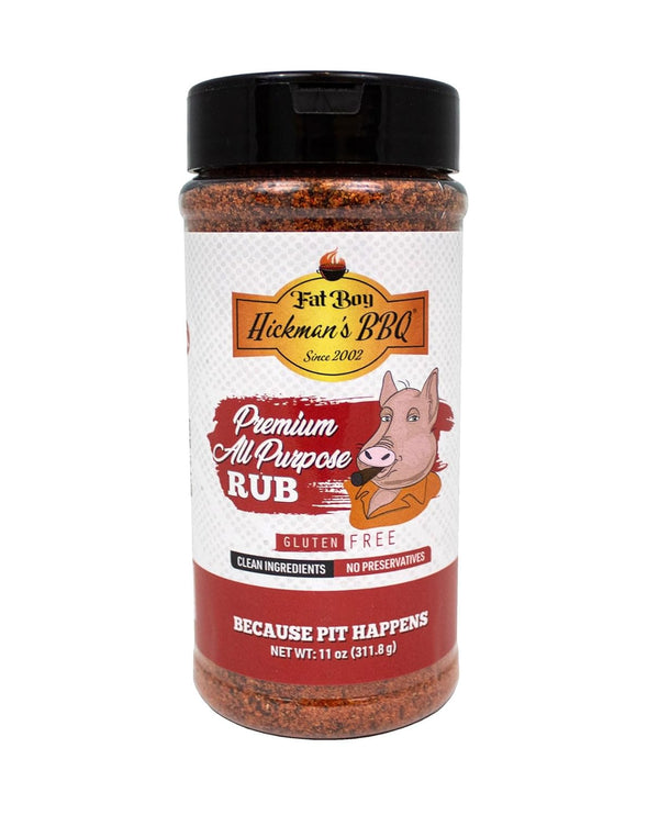 Fat Boy Natural BBQ Premium All Purpose Rub, 11 Ounce