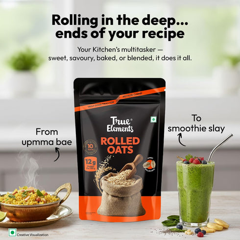 1kg True Elements Gluten Free Rolled Oats