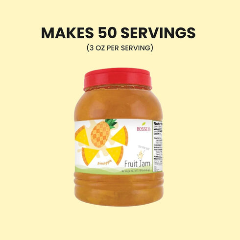 Pineapple Fruit Jam/Smoothie Paste - Bossen Bottle