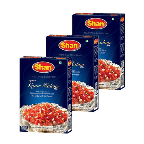 Shan Special Gajar Halwa Traditional Dessert Mix 3.53 oz (100g) - Powder