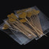 WARMBUY 50 Pack Gold Glitter Cupcake Toppers with Sticks for Baby Bridal Shower Birthday Party (Heart)