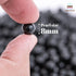 8 mm 4 oz Sugar Pearls - Pearlized Metalic Black