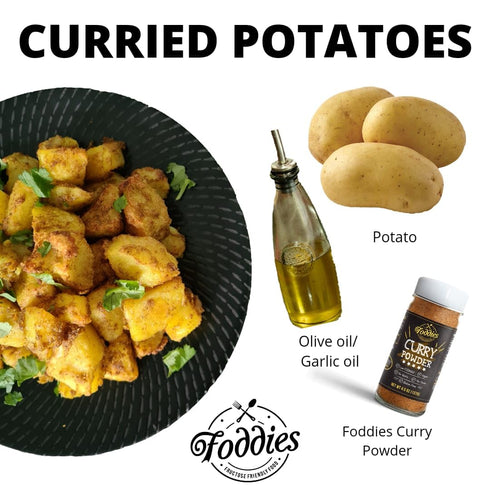 4.5oz Foddies Low FODMAP Curry Powder Mild Indian Spice Blend, No Onion No Garlic, IBS Friendly, Gluten Free, Vegan