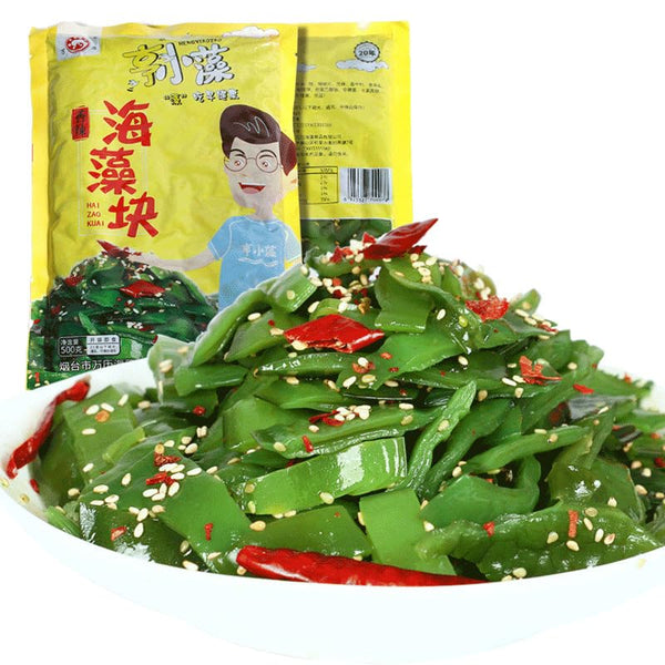 BAHWJCTO Seasoning Seaweed And Kelp Salad, Spicy Ready To Eat, Low-Fat And Low