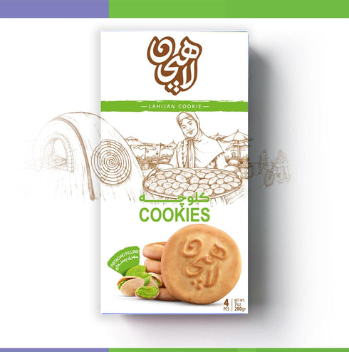honey bird sweets pack 5 pistachio filiing koloocheh- of boxes pistachio filling koloocheh