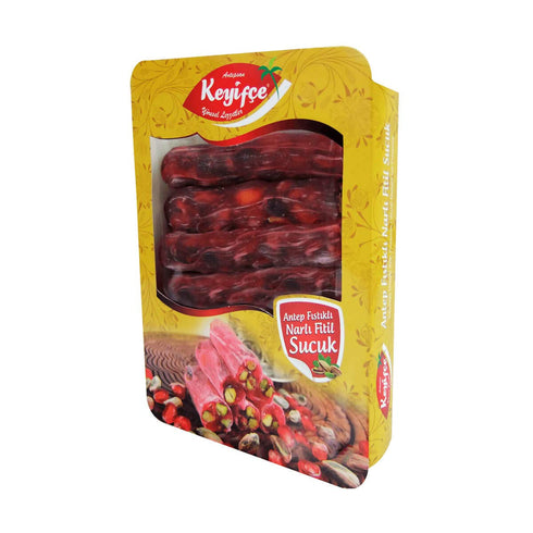 Antepsan 12.3 Oz) Keyifce Traditional Turkish Delights (Pomegranate Stick Delight w Pistachio