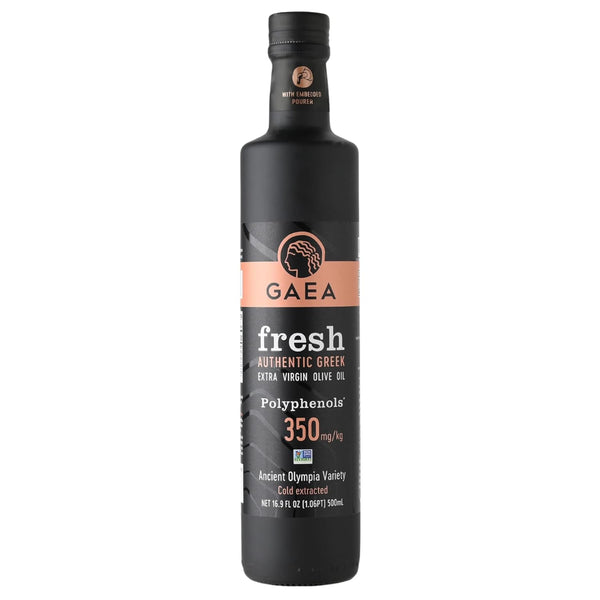 GAEA FRESH Authentic Greek Extra Virgin Olive Oil, 16.9 fl oz (500ml)