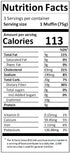 6 pack Smartmuf'n Banana Nut Gluten Free - Sugar Free - Keto Friendly