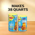 38 Lipton Lemon Powdered Iced Tea, Sweetened, Makes Quarts
