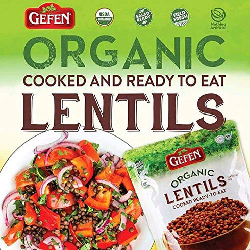 16.9oz Gefen Organic Ready to Eat Lentils